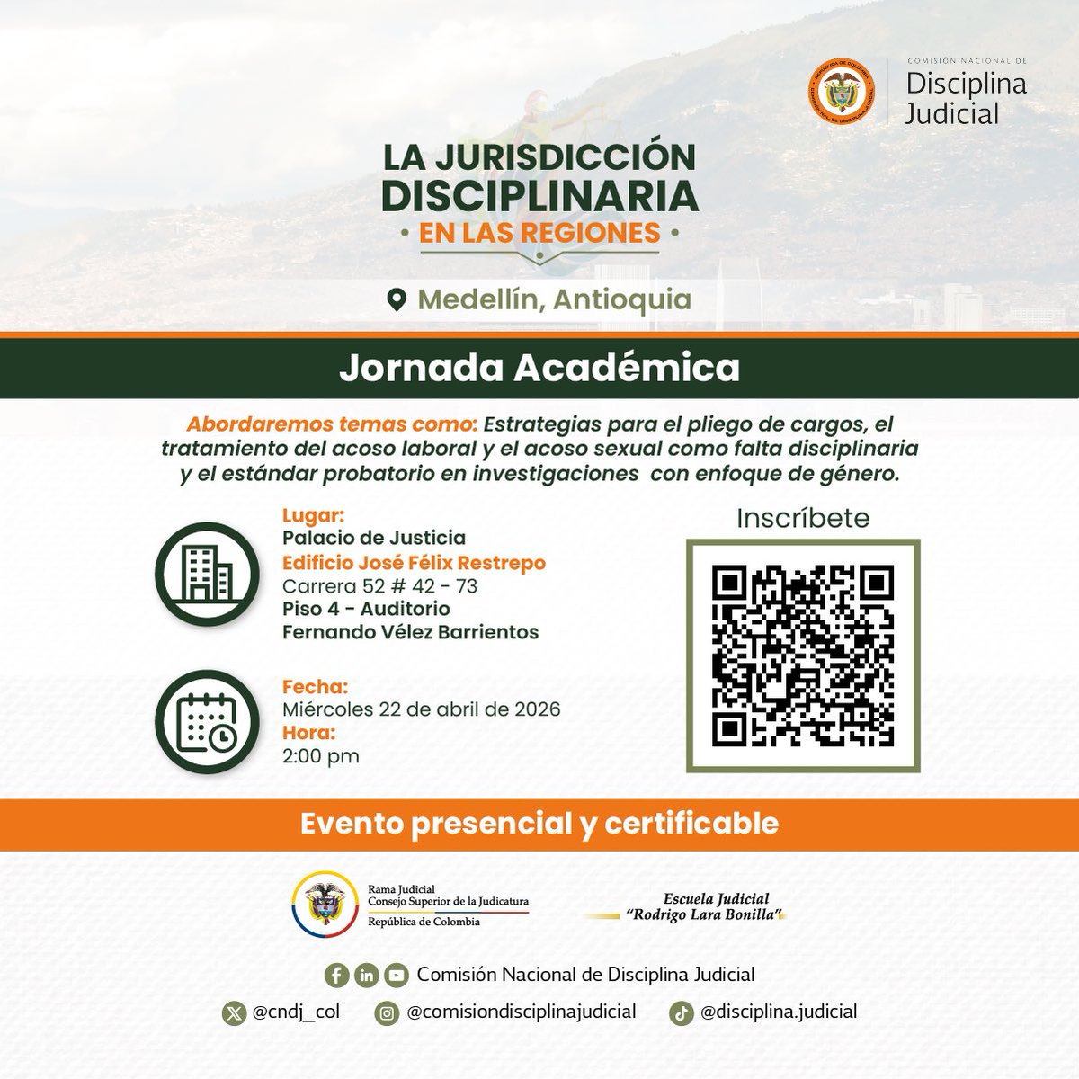Comisión Nacional de Disciplina Judicial tweet media
