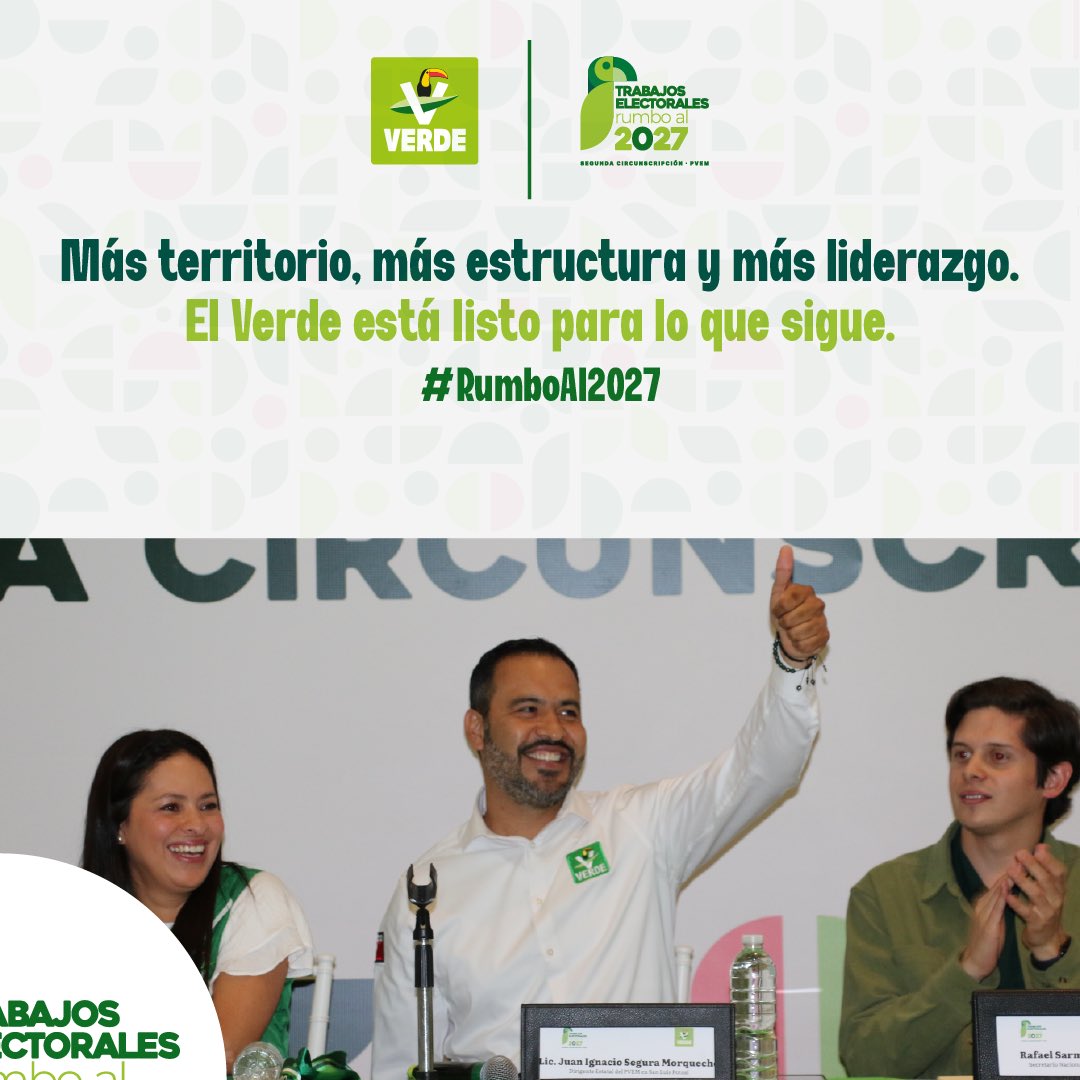 Partido Verde Ecologista De México SLP tweet media