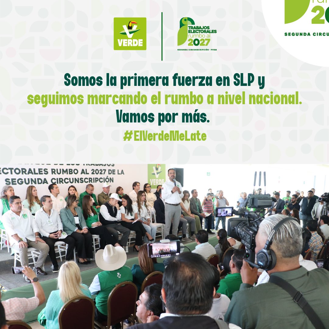 Partido Verde Ecologista De México SLP tweet media
