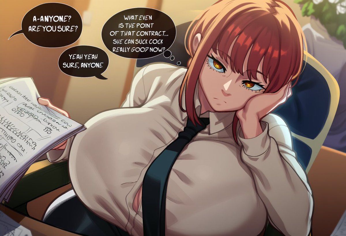 DVleus20353's tweet photo. Makima x futa Kobeni (1/9) https://t.co/dyRpNkAKTW
