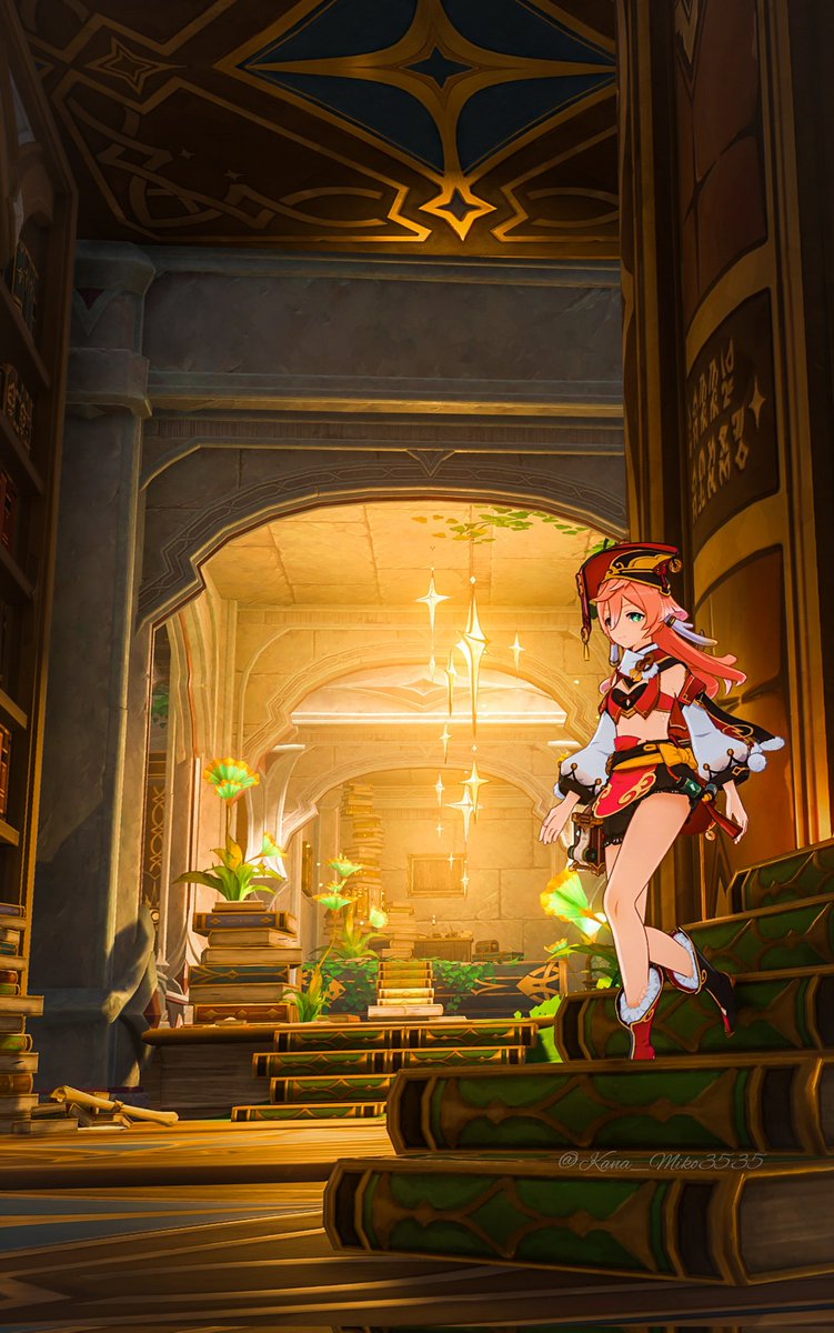 Kana_Miko3535's tweet photo. 『Hidden Library』
#煙緋 #Yanfei #原神 #原神写真部 https://t.co/AN1QJN5eIs