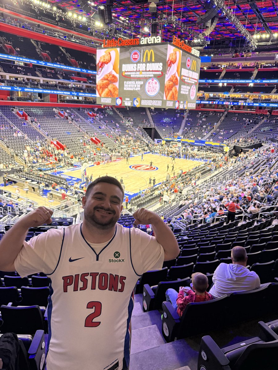Tellement fier de cette saison de fou ! Tellement content d’être aller voir mon équipe à domicile dans une des meilleures saisons de leur histoire qui plus est ! Hâte de voir ce groupe en PO faire taire des bouches 🤩 #detroitbasketball