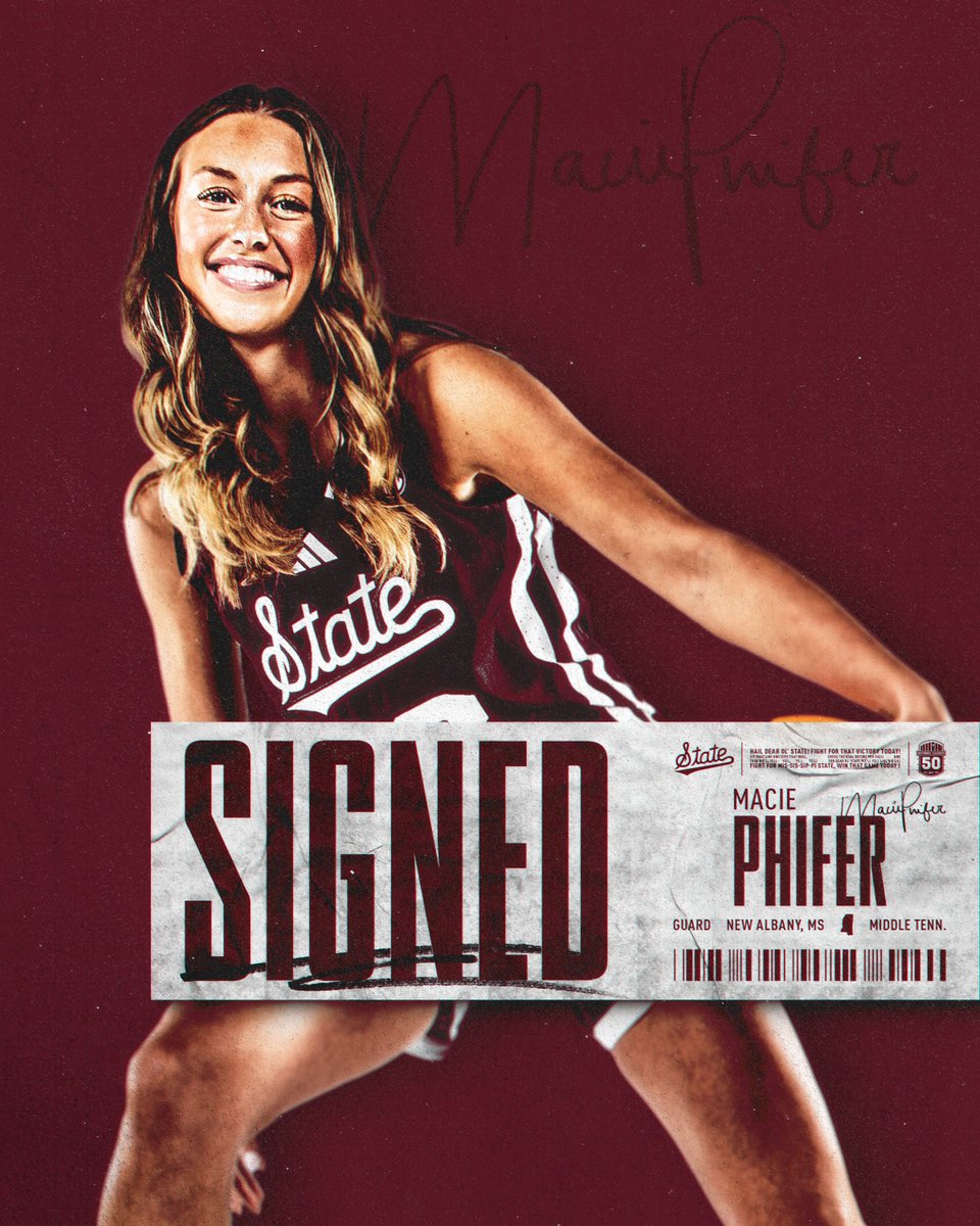 𝐈𝐍𝐆𝐎𝐌𝐀𝐑, 𝐒𝐓𝐀𝐍𝐃 𝐔𝐏! Welcome home, Macie!

📰: hailst.at/3QBgdP2

#HailState || <a href="/MaciePhifer/">Macie Phifer</a>