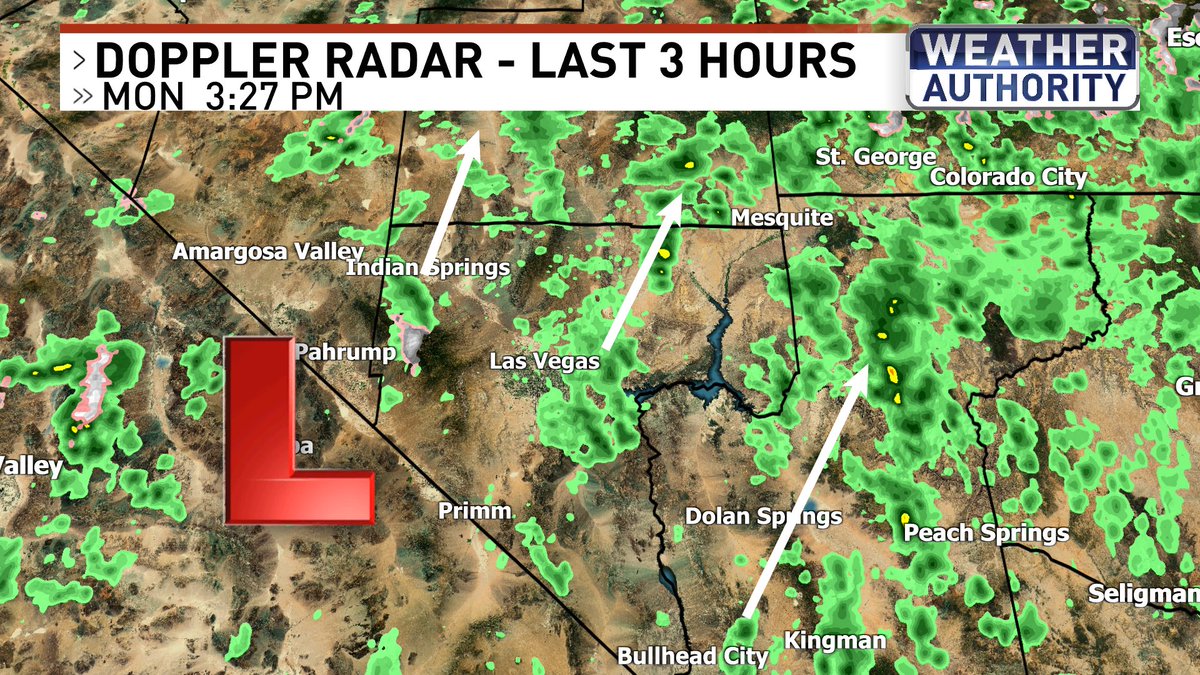 BillBellis's tweet image. A little drama over the skies this afternoon in southern #Nevada.
We've got some light snow at @LeeCanyonLV and a few light showers over the eastern half of the valley.
@News3LV @NWSVegas #WeatherAuthority #Vegas #Vegasweather #nvwx