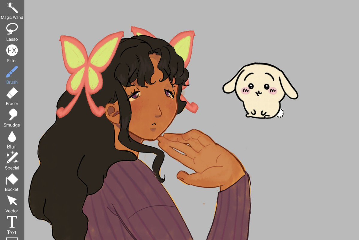 Jup1trrx's tweet image. Arab Kanae sketch for oomf