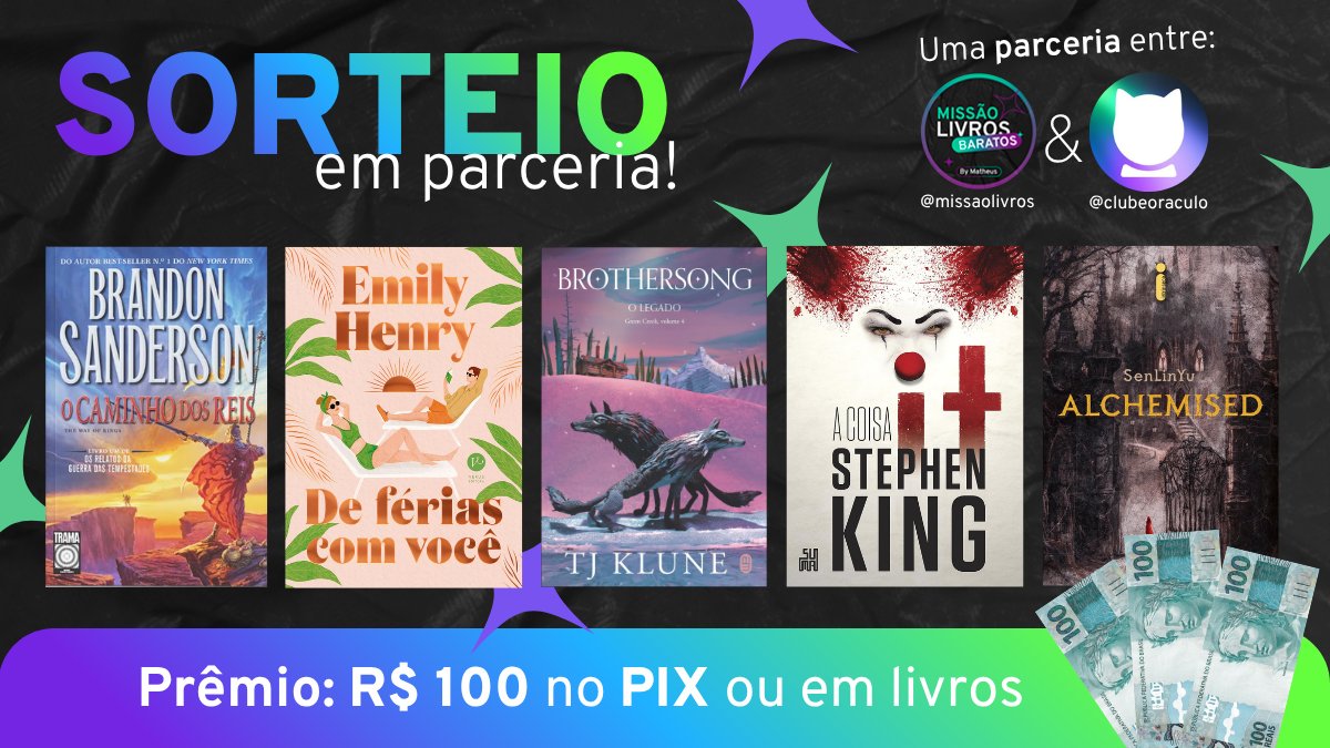 Missão Livros Baratos 🕵📚 tweet media
