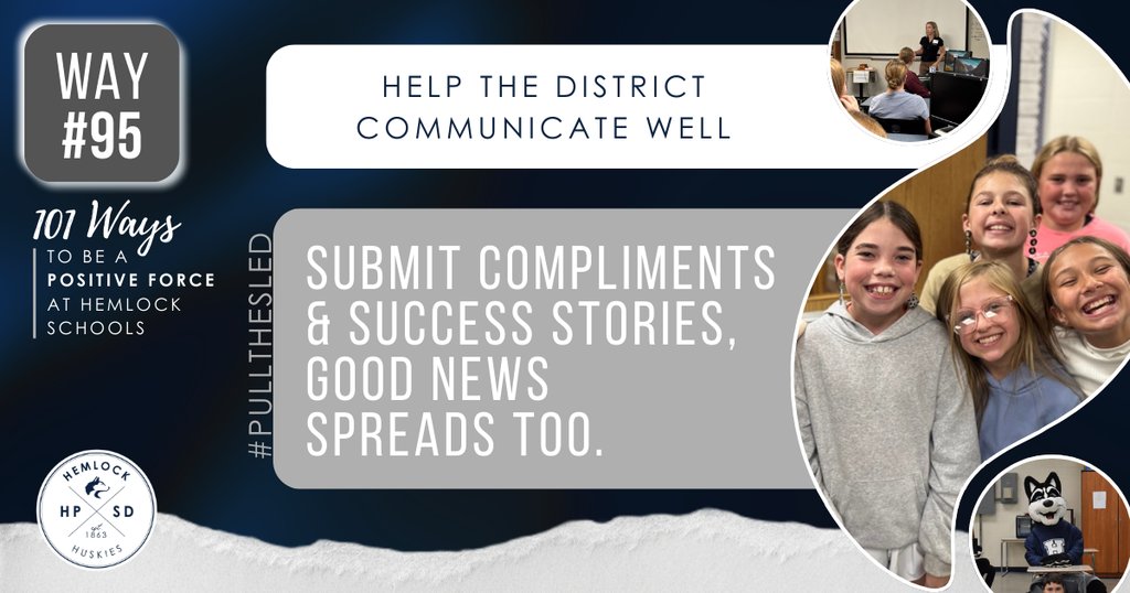 hemlockps's tweet image. Let’s keep pulling together.
Here’s another practical way to build a culture where kids thrive and our community shines.

#HemlockHuskies #HemlockStrong #PullTheSled