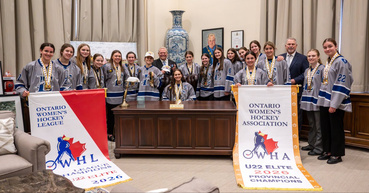 JrDolphins's tweet image. Thank you to Premier @fordnation for inviting the @JrDolphins to Queens Park today to honour our Triple Crown 👑 accomplishment. And a special thank you to our Mental Performance Coach, Keith Lindley for making this possible. #BleedBlue #TripleCrown 

📸: @loribolliger