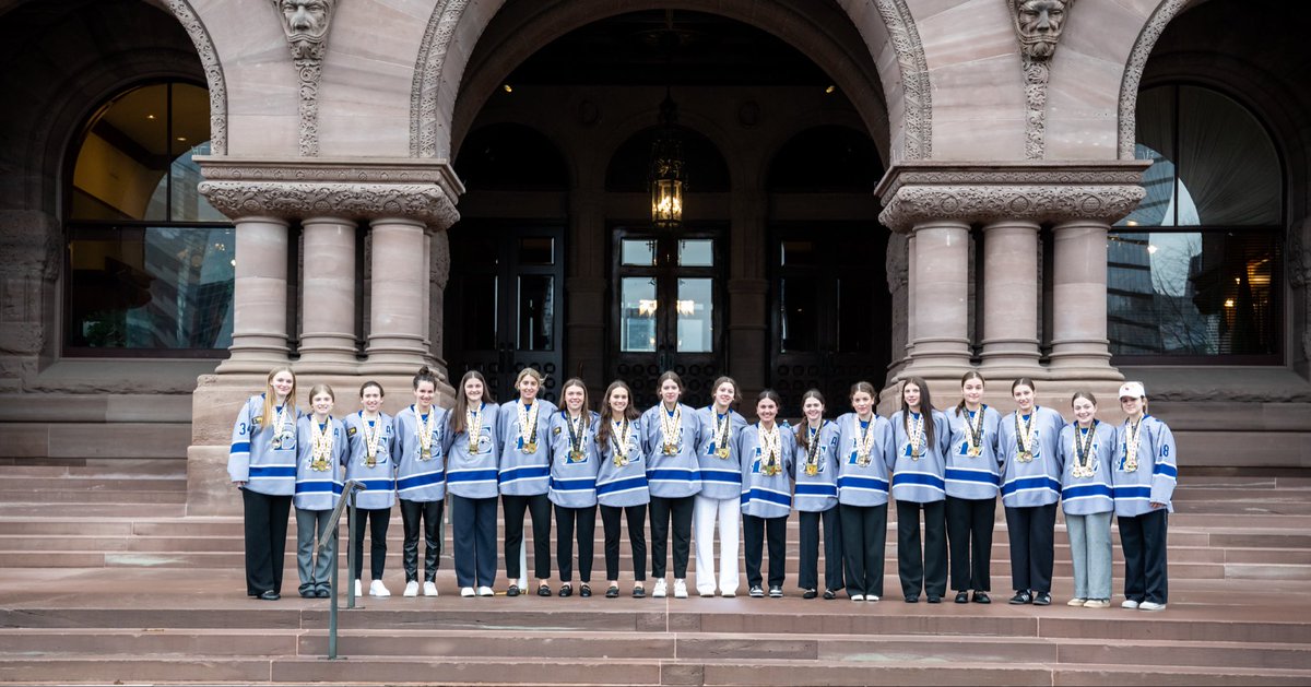 JrDolphins's tweet image. Thank you to Premier @fordnation for inviting the @JrDolphins to Queens Park today to honour our Triple Crown 👑 accomplishment. And a special thank you to our Mental Performance Coach, Keith Lindley for making this possible. #BleedBlue #TripleCrown 

📸: @loribolliger