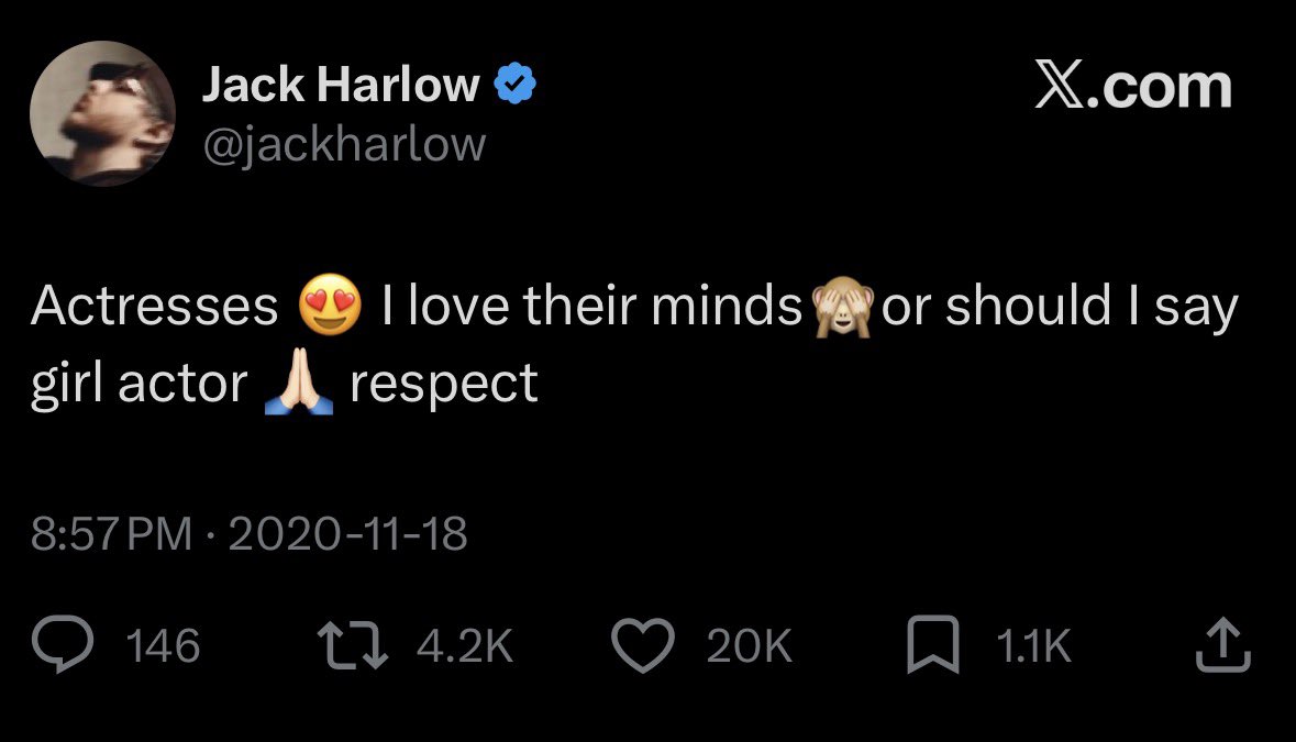 trevsmith_'s tweet photo. I miss when Jack Harlow talked about movies like this https://t.co/AARsiGg6eD