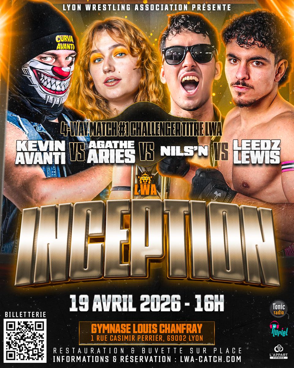 LWA_Catch's tweet photo. 💥 Vos deux fatal four way pour déterminer les deux futurs challengers au titre de la LWA ! 
🤔 Selon vous qui va s'imposer de chaque côté ?

Rendez-vous dimanche au gymnase Louis Chanfray à Lyon, Confluence !

🎟️https://t.co/CoaZdqEXoB https://t.co/fq05kOPAMW