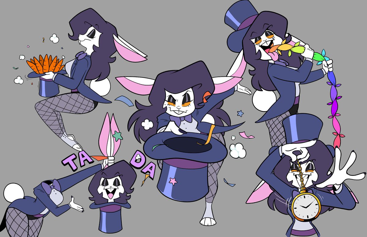 Idk just some doodles of my magician Milly