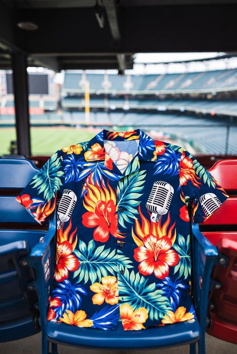 TBHotMic's tweet photo. Come cheer on our ACE Cristopher Sanchez tonight and get your Hot Mic Hawaiian shirt! Available to all fans entering Coors Light Stadium! 

#MicsHot🔥🎙️ 
#AloHotMic🌺🔥🎙️ https://t.co/9xqZPnL7aR