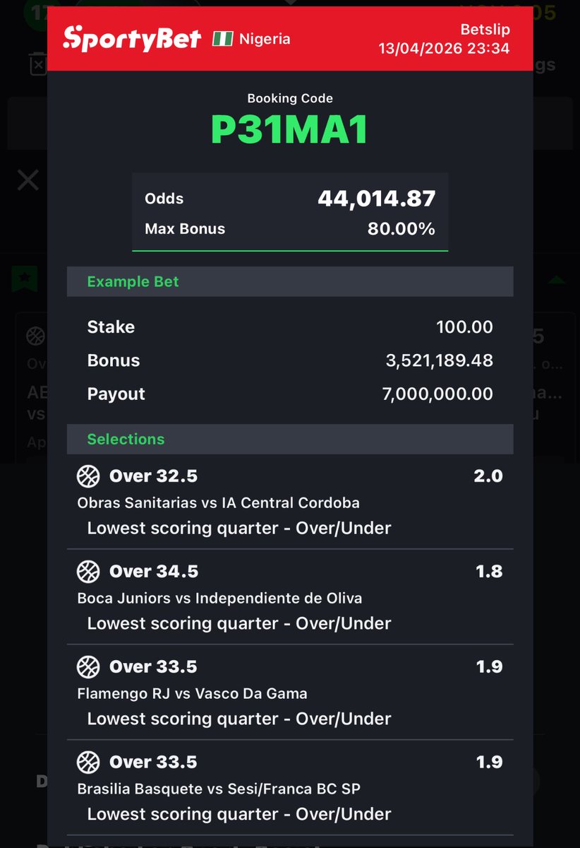 We pray this lands successfully 
🤲
Retweet for others 💥💥💥

Join our channels👇
telegram link 🔗 t.me/davsmartips1

WhatsApp link 🔗 whatsapp.com/channel/0029Vb…