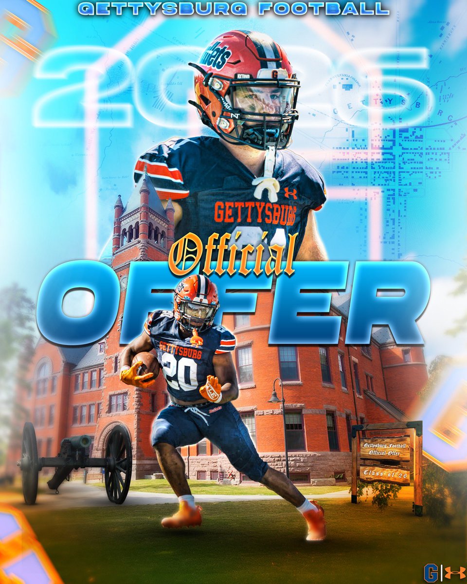 Anthony_Ayala08's tweet photo. I am blessed to receive my 2nd offer from Gettysburg College. Thank you to all the Coaches for inviting me! I had a great time! @CoachMundis @Coach_MikeGreen @Coach_Kavy https://t.co/r9JSUvAQEG