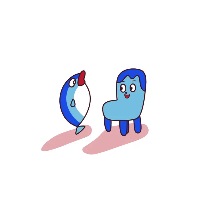 椅子の日! 椅子といえばコッシー! デザイン、キャラクターといい最高ですね! #イラスト
