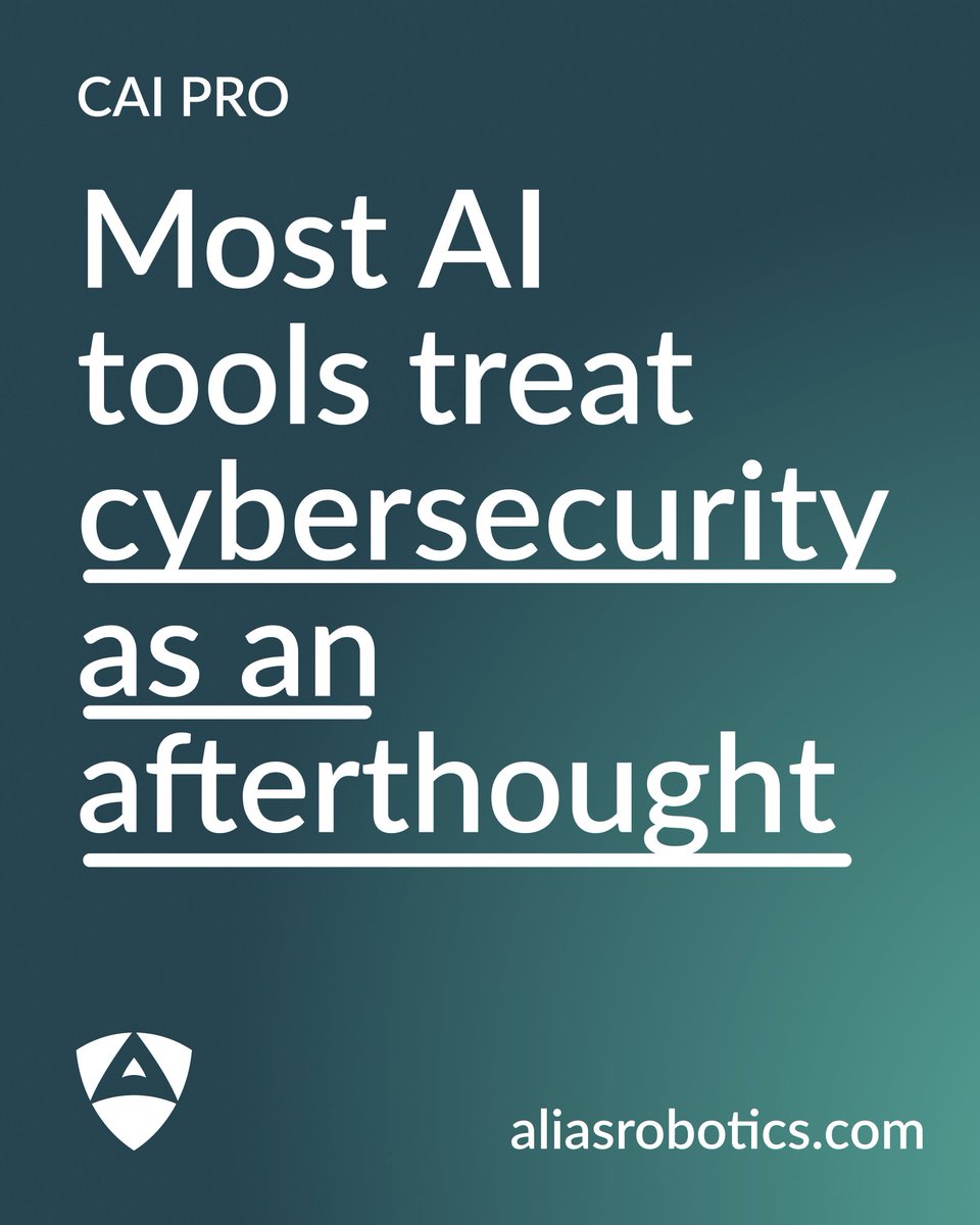 Alias Robotics tweet media