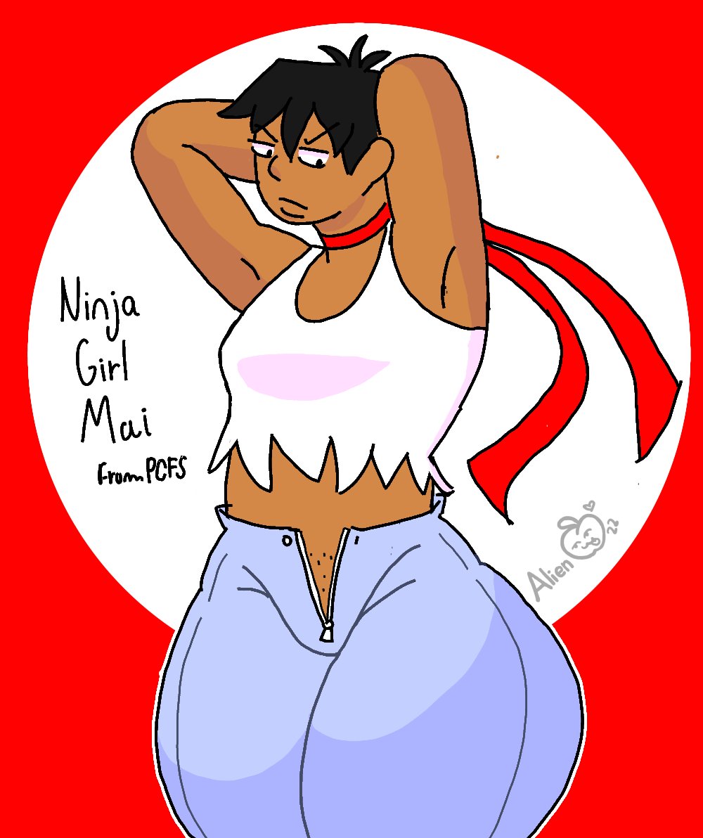 alien_cherry22's tweet photo. Ninja girl mai,i should draw more gals from #PCFS
keep up the good work @emezie https://t.co/LhlXMBI8tu