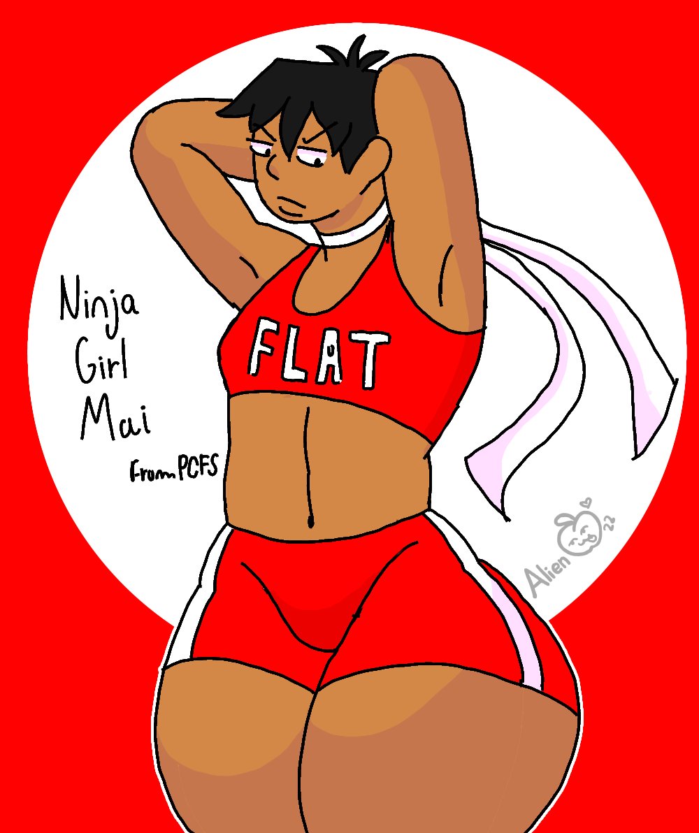 alien_cherry22's tweet photo. Ninja girl mai,i should draw more gals from #PCFS
keep up the good work @emezie https://t.co/LhlXMBI8tu