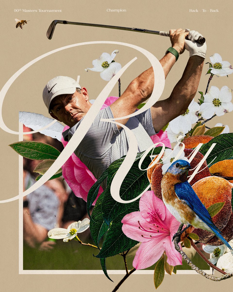 paige_may13's tweet photo. Back to Back 🏆

@McIlroyRory wins #TheMasters for the second year in a row.

Until next year ⛳️ https://t.co/U3X5x1dDWT