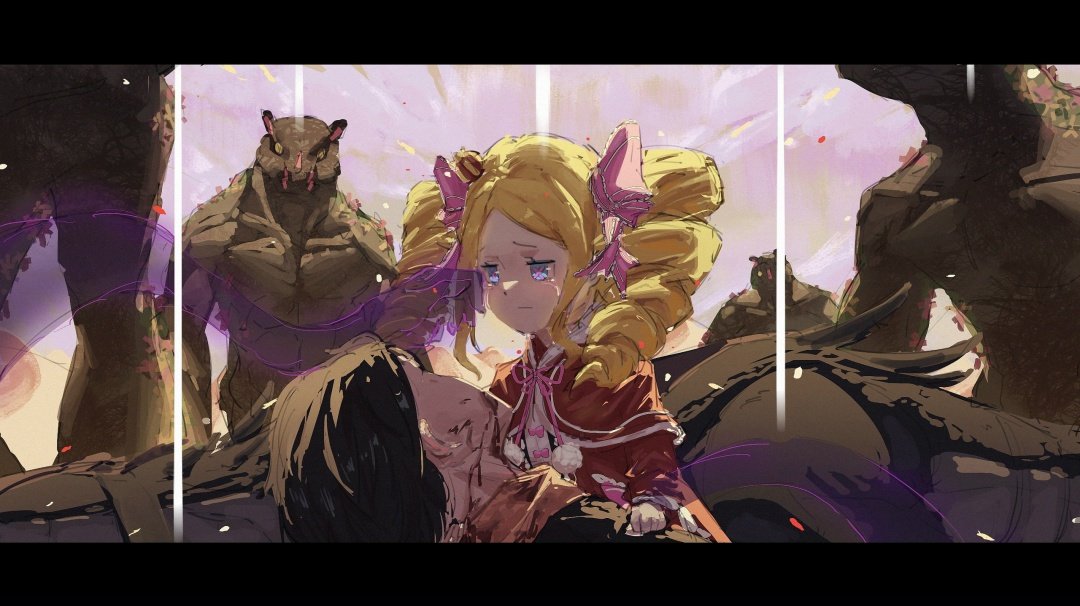 SHIBR1K's tweet photo. @LoremIpsumVerb I'm waiting to see all the Subaru deaths, and I'd also like to see that moment with Beatrice somewhere in my dreams. https://t.co/EQBtgaM3h5