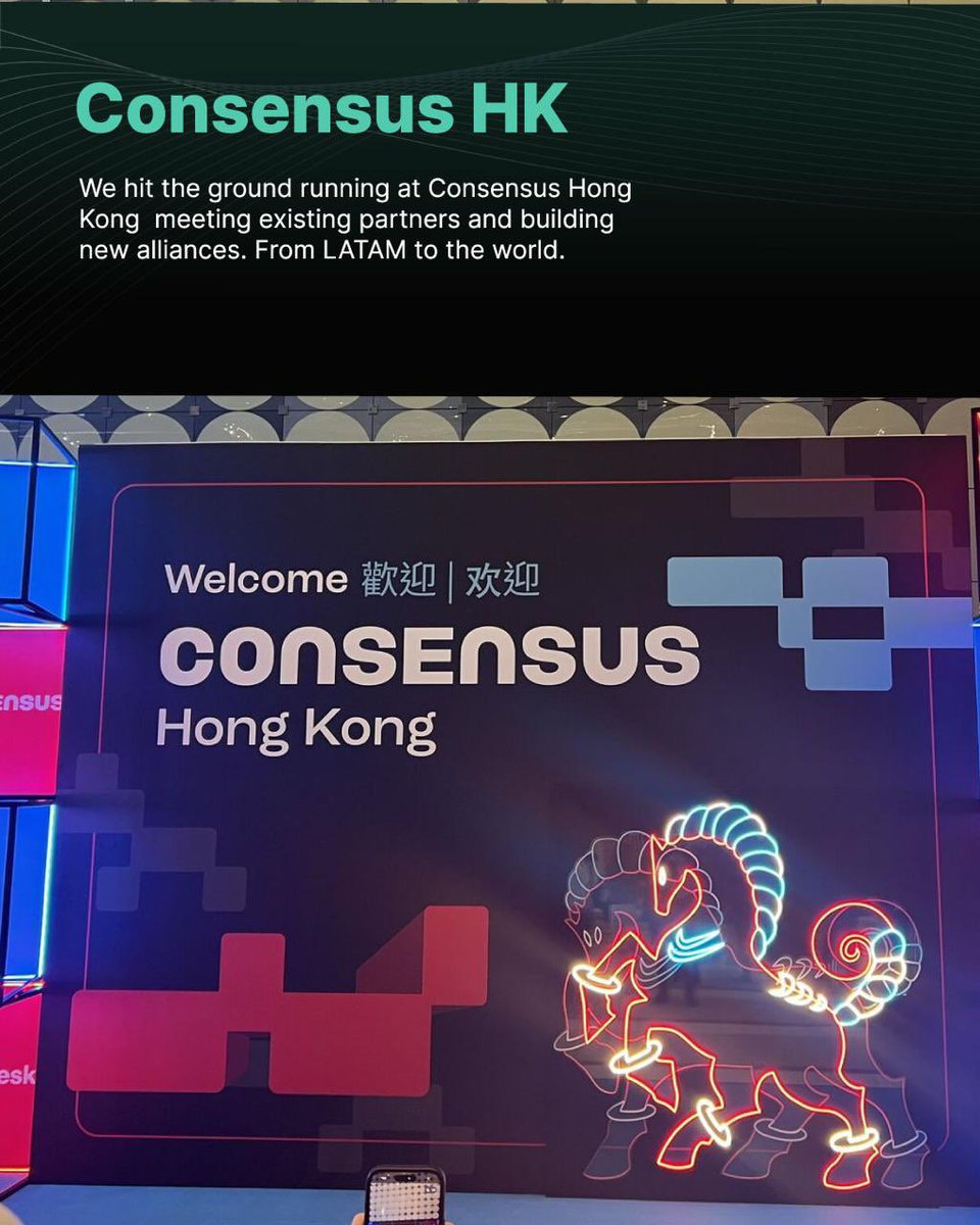 LinkaFinance's tweet photo. Q1 2026: done.

Three months on the ground events, conversations, and alliances across Latin America and Asia.

That's how you build real infrastructure.

#Linka #Stablecoins #LATAM #Fintech https://t.co/b0oJ9MLtYu