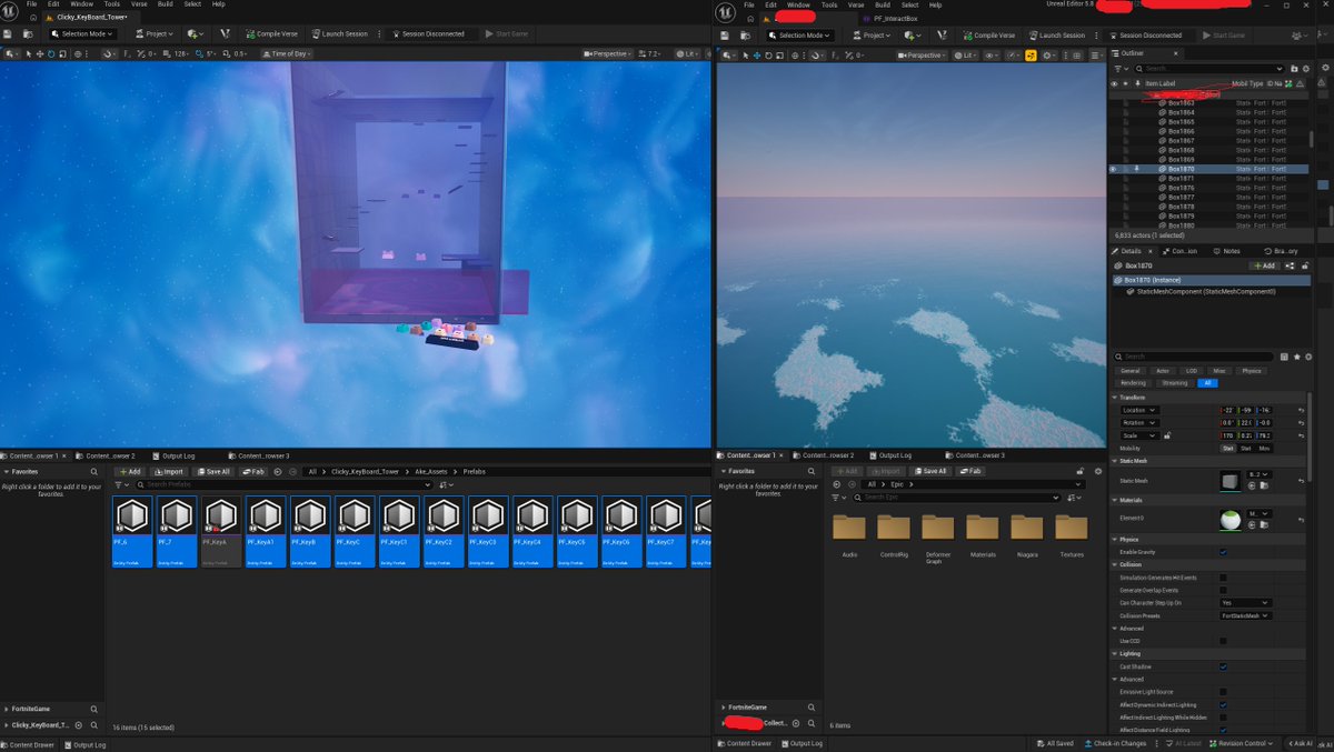 Ake_UEFN's tweet image. #UEFN Tip: You can open two projects at the same time by launching another UEFN instance from your taskbar.

This has been huge for me since I work on multiple projects I can easily check how I set something up or reference specific systems from another project I will warn you