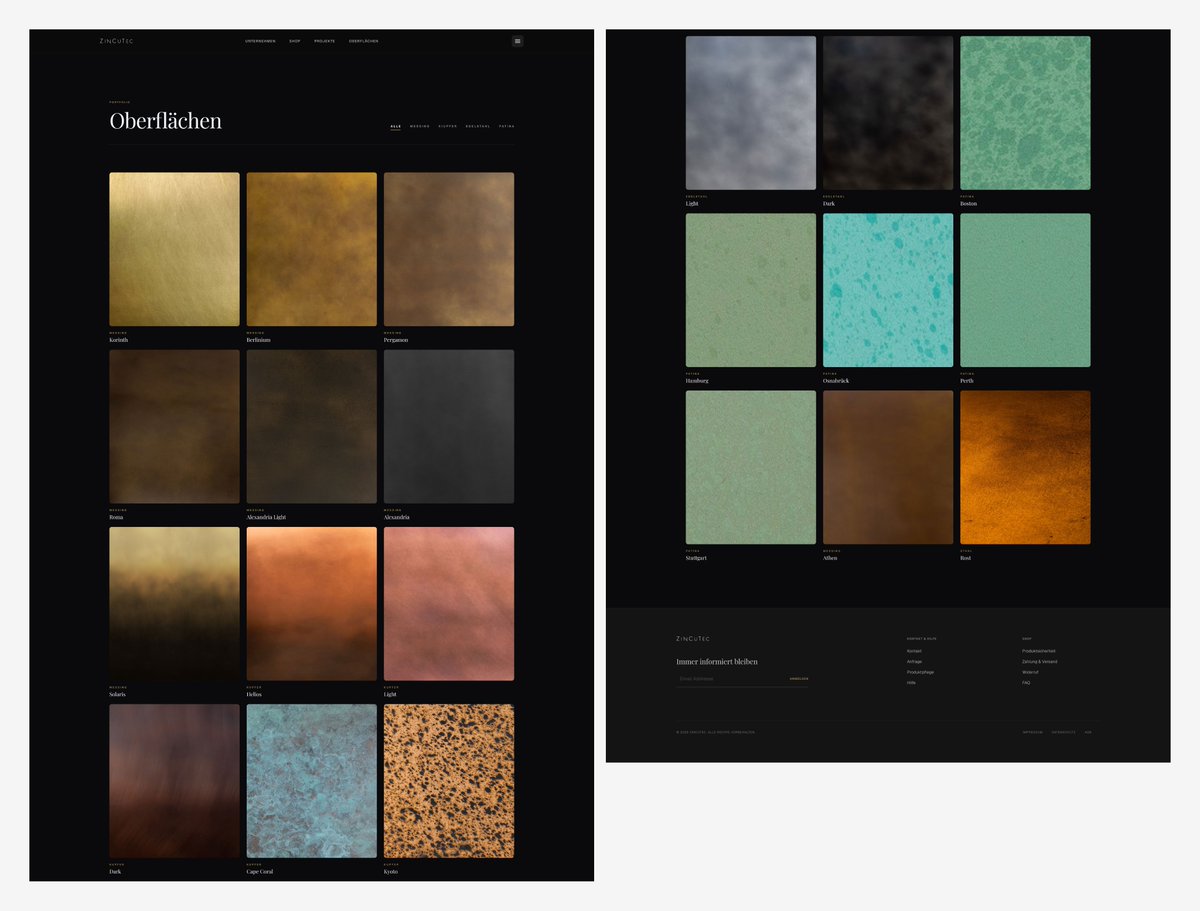 ElyasDesign's tweet photo. surfaces page design i did for a client https://t.co/sIy9Z550Sr