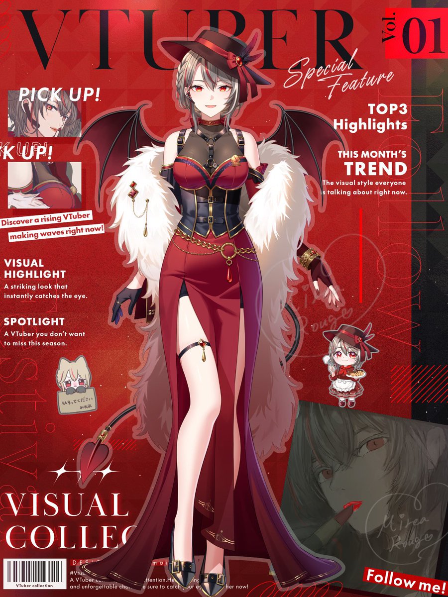 ミレア・ルージュ🌒💄@爆破成功♡ tweet media