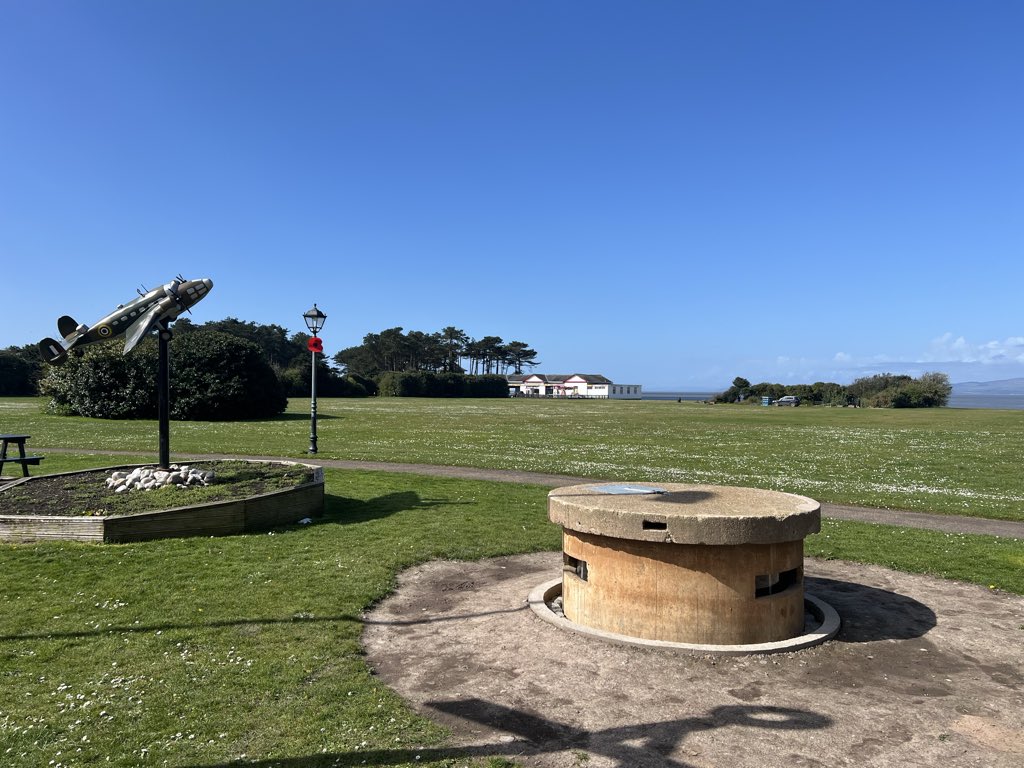 NeilCromarty's tweet photo. Visited Silloth in Cumbria today and found it once had a large RAF Stn 🤷‍♂️ Home to 22MU and Coastal Cmd Hudson trg units it was defended by Pickett-Hamilton forts.  With 2-4 men they rose up when needed so maintaining the element of surprise &amp; not interfering with air ops!  😃 https://t.co/3dMo38npAA