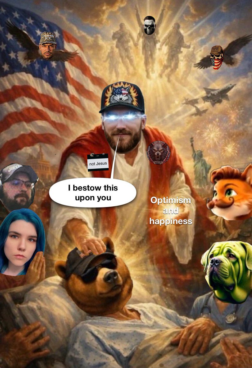 TruthHurtsTKV's tweet photo. We know @APBear76 needs a lot of help! He’s got me, @JinxedRealityX , @sippicup2 , @jayypatriot , @DefiantOutlawX , @TheGoliathGuard , @PatriotPaul82 , @RealDWMead to help him 😂 https://t.co/IW2oEua0Tx