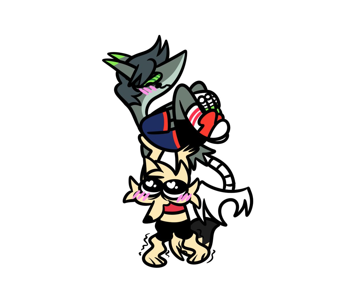 foxwots's tweet image. When Foxelli got a big gym crush for a specific shark in crims crew Depressed Boyfriend!! 🦈 💚🦊 💛 thanks again to @cizdude for the commision!!

#foxelli
#depressedboyfriend
#mlm
#doyouevenlift