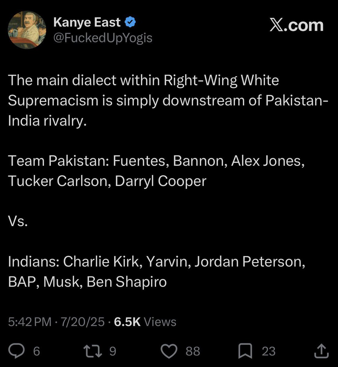 Kanye East tweet media