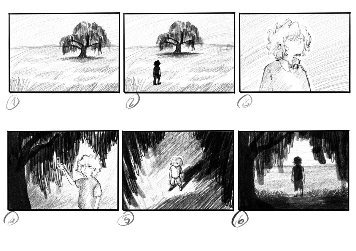 bubuzenimnida's tweet photo. Here is my storyboard for my first written scenario 🦥
#storyboard #scenario #DigitalArt https://t.co/aQgshUbp7v