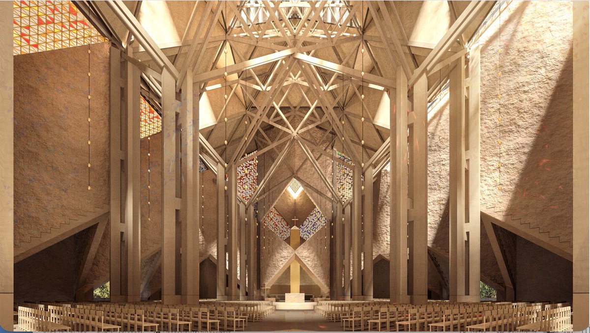 william_mcinnes's tweet photo. Broken Bay will become the first Latin Rite Diocese in Australia in a over a century to master-plan from its  inception, a brand new Cathedral precinct. 

Níall McLaughlin Architects has been appointed to lead the project and the designs are striking!

https://t.co/szbX44fh82 https://t.co/dtOBUssgxV