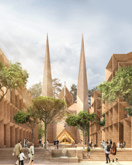 william_mcinnes's tweet photo. Broken Bay will become the first Latin Rite Diocese in Australia in a over a century to master-plan from its  inception, a brand new Cathedral precinct. 

Níall McLaughlin Architects has been appointed to lead the project and the designs are striking!

https://t.co/szbX44fh82 https://t.co/dtOBUssgxV