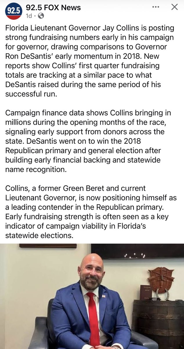 johncardillo's tweet photo. Jay is one of the strongest candidates Florida has ever seen.

And if you love Florida, as it is today, he is your only option. https://t.co/GUgq140k7a