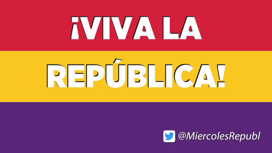 HannyVyk's tweet photo. El #14deAbril de 1931 se proclamó la II República, después de que en las elecciones municipales del 12 de ese mes ganase la opción republicana en más de 40 capitales de provincia y Alfonso XIII se exiliase la misma noche del 14.  ¡Ahora a por la III!
https://t.co/67NsmsEuNG https://t.co/KEg7lWovzi
