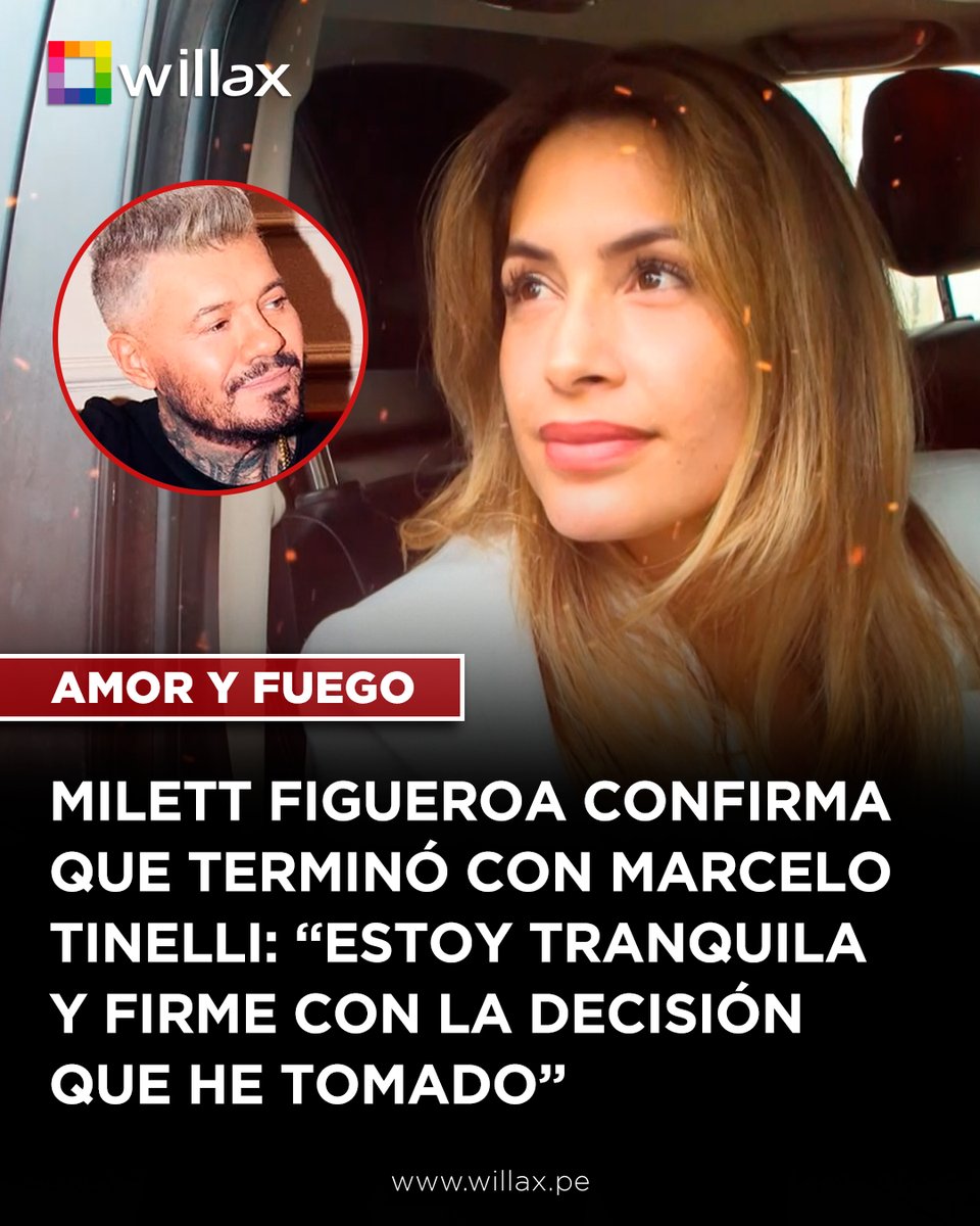 willaxtv's tweet image. #AmorYFuego | Milett Figueroa confirma su ruptura con Marcelo Tinelli y asegura que se encuentra soltera desde marzo, tras dos años de relación.

Conoce más 👉 bit.ly/3OysN0Z