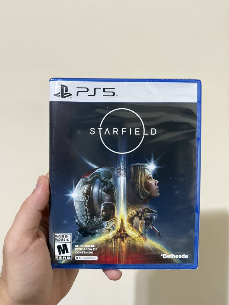 Acabou de chegar Starfield 🚀
#PS5