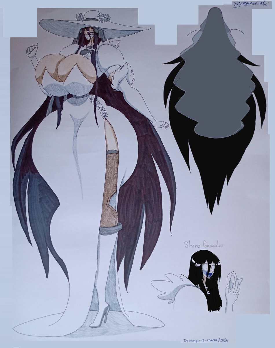 diegoloud39's tweet photo. nuevo personaje, inspirada en hachisaku sama y la llorona. https://t.co/eriCw3mEDb
