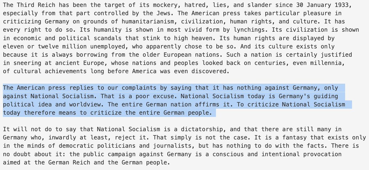 <a href="/ShaiDavidai/">Shai Davidai</a> Goebbels made the same argument about Nazis and the German people. It was a stupid racist argument then and it still is now.