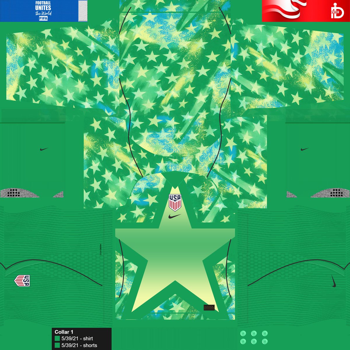 cicakepo's tweet image. #PES2021 Preview KITs Goalkeeper USA 2026 | CONCACAF #kitmaker #efootball