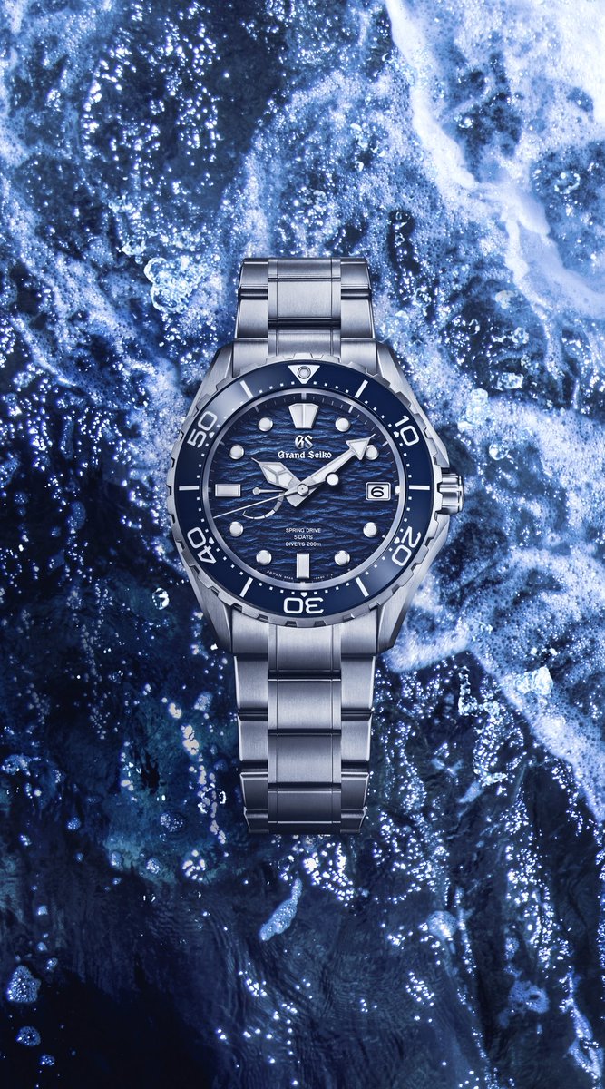 threec_kitahara's tweet photo. 【Grandseiko】
2026 W&amp;W 新作
はい！
40ミリ。ダイバーズ。UFA搭載の
USHIO BLUEがリリース！SLGB023

近いモデルでは約44mmのSLGA023がありますが、新型はノンデイト・パワーリザーブデザイン変更・針デザイン変更とバッチリチェンジ。

早速、スリークチャンネルで撮影予定！
お楽しみに^_^ https://t.co/0NFUvLhUJ5