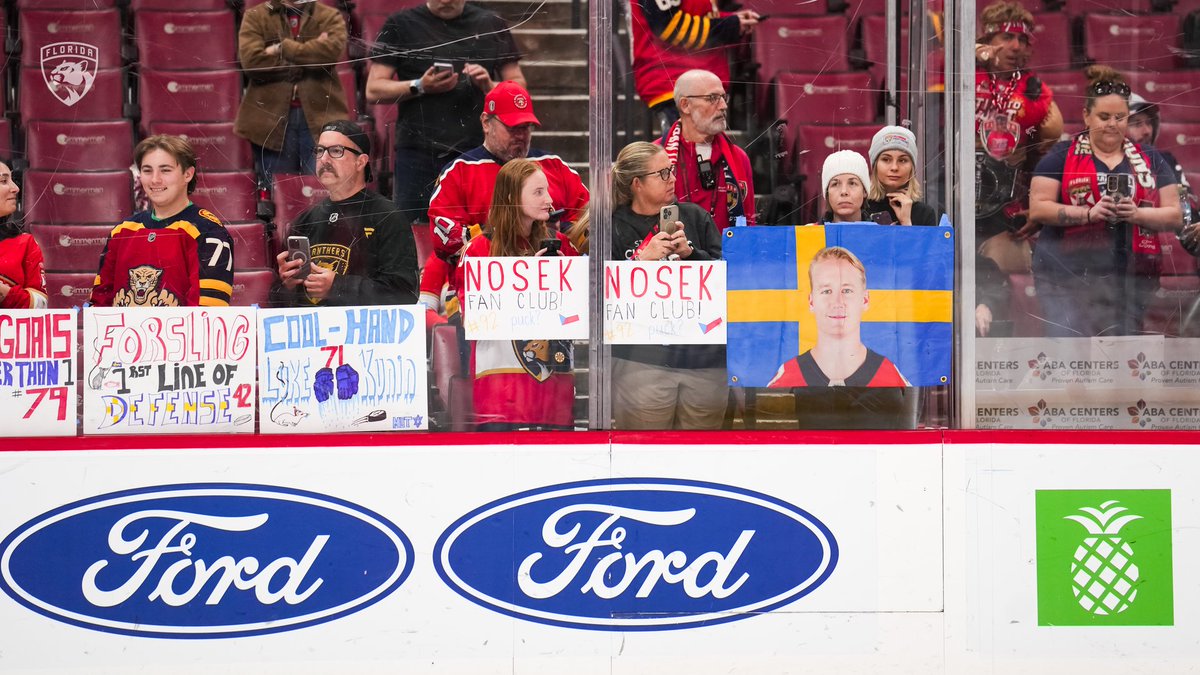 FlaPanthers's tweet photo. Saluting you guys tonight 🫡 https://t.co/uYEdpwFzRj