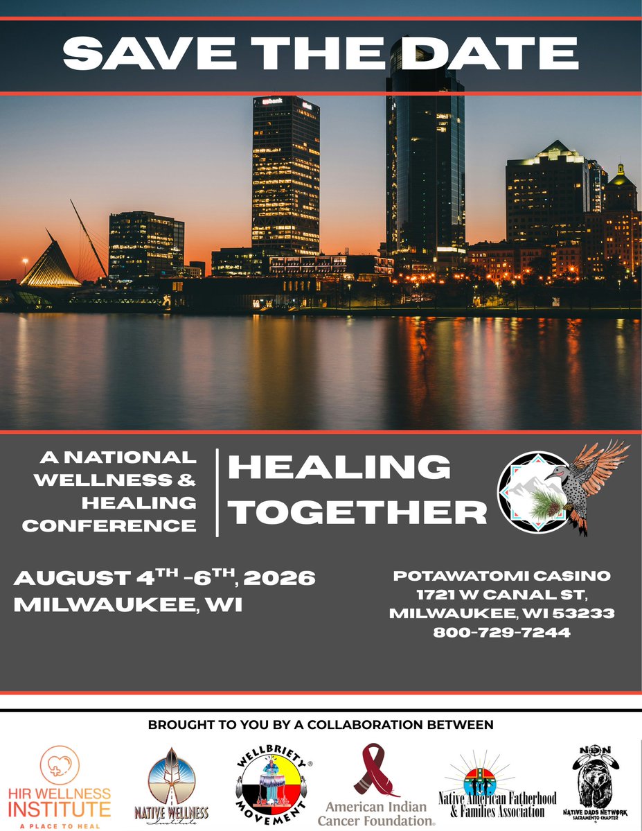 NAFatherhood's tweet image. REGISTRATION OPEN!

Join us for the 5th Annual Healing Together Conference, a national gathering focused on connection, culture, and collective healing. Get your tickets now at tinyurl.com/healingtogethe…