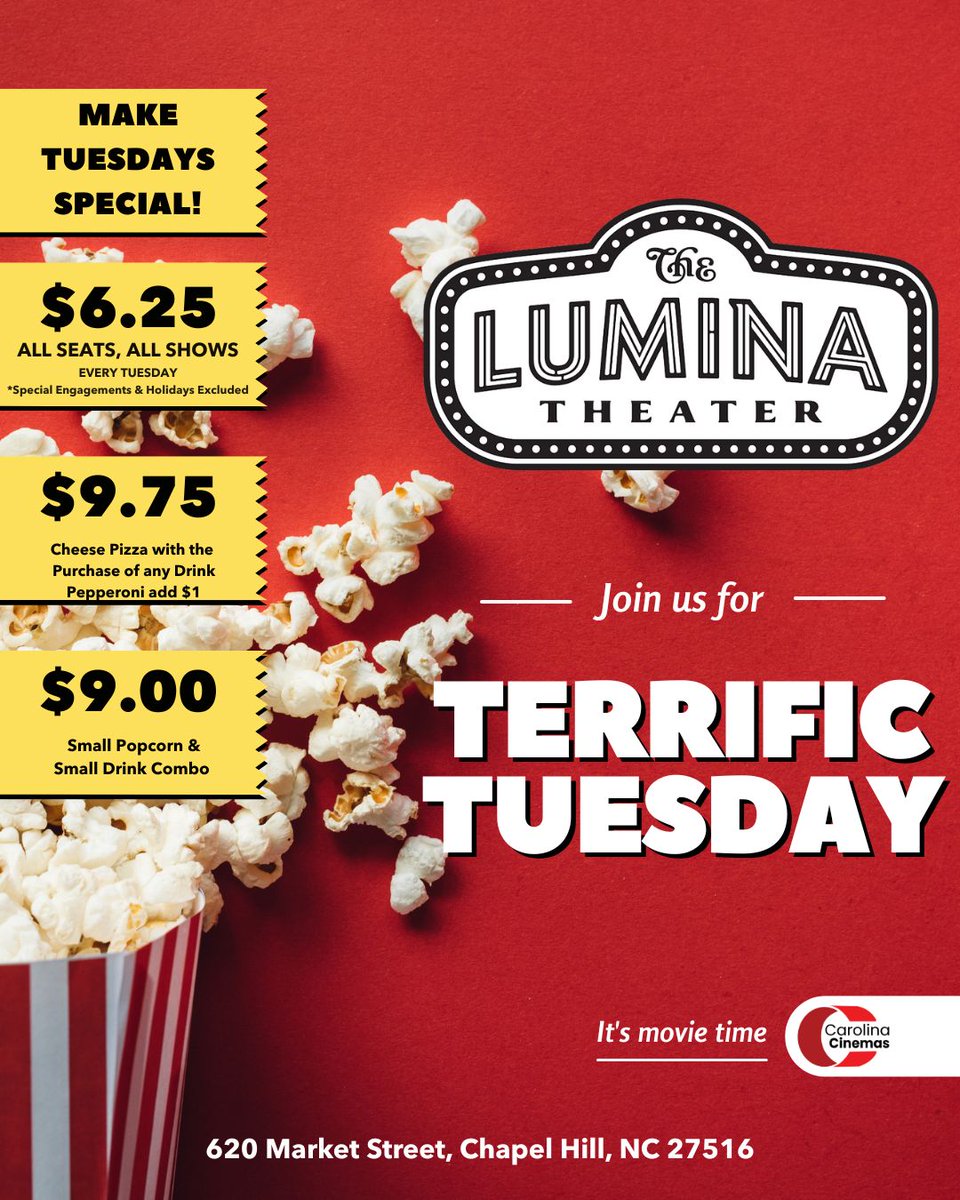 The Lumina Theater in Southern Village (@thelumina) on Twitter photo 