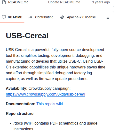_thegb_'s tweet image. 🔌💡 Descubra a ferramenta que captura logs e debuga dispositivos USB‑C em tempo real! Chega de ficar no escuro. Veja como funciona: github.com/oxda/usb-cereal 🚀 #USB #Hardware