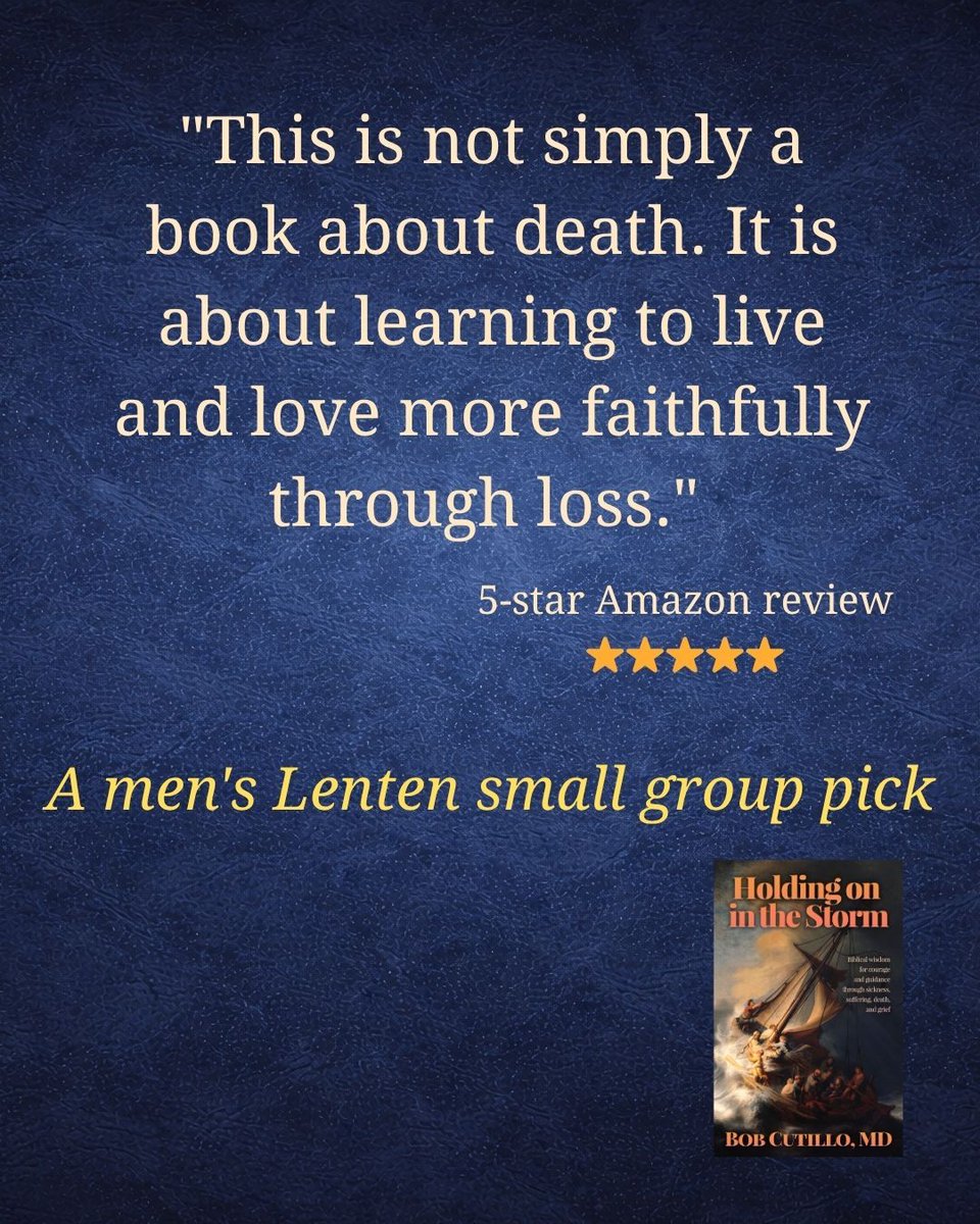 ReadtheSpirit's tweet image. ⭐⭐⭐⭐⭐ Amazon review:
"Not simply a book about death. It is about learning to live and love more faithfully through loss."
📖 Holding on in the Storm — Dr. Bob Cutillo
🔗 amazon.com/product-review… 
#HoldingOnInTheStorm #GriefAndFaith #ChristianBooks