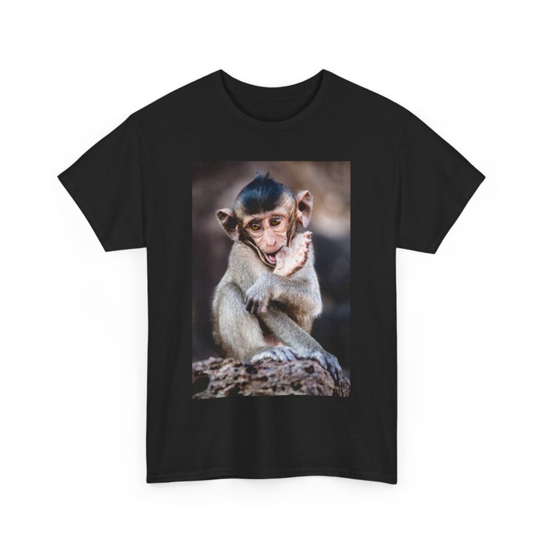 uisp_dsin's tweet photo. Cute Little Monkey - Playful &amp; Adorable Design - Unisex Heavy Cotton Tee https://t.co/qTi54c9D4V https://t.co/UWy9TWsvdw